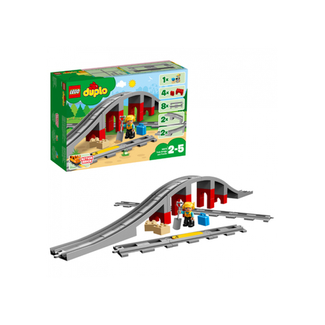 Lego Duplo - Eisenbahnbrke Und Schienen, 26 Teile (10872)