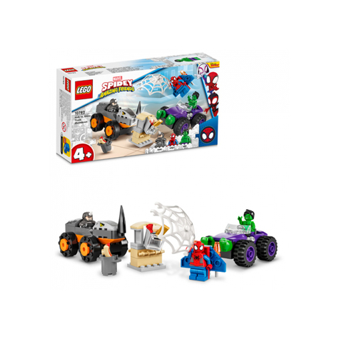 Lego marvel - duel de camions hulk et rhino (10782)