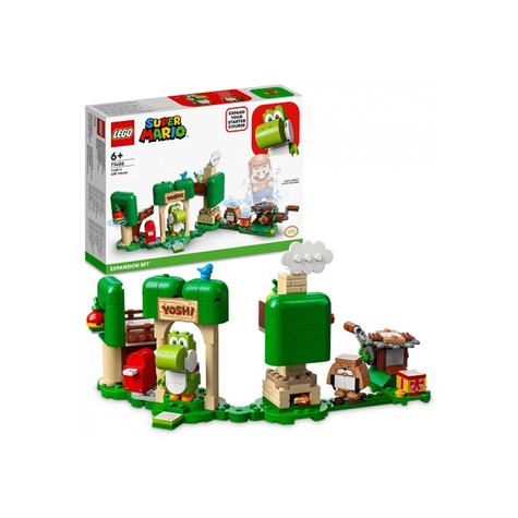 Lego super mario - kit d'extension de la maison-cadeau de yoshi (71406)