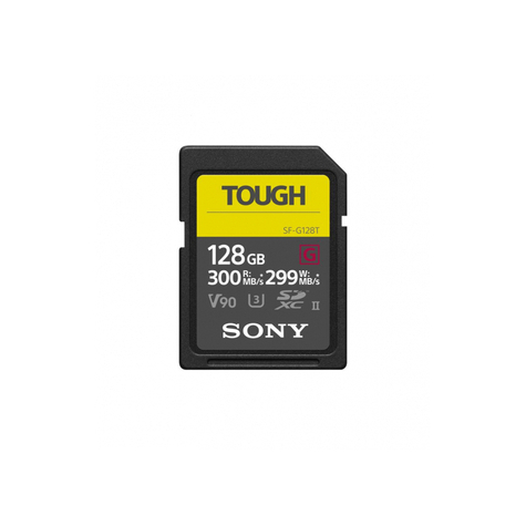Sony sf-g series tough sf-g 128t - carte mémoire flash sfg1tg