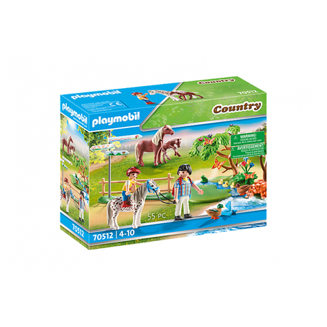 Playmobil country - excursion à dos de poney (70512)