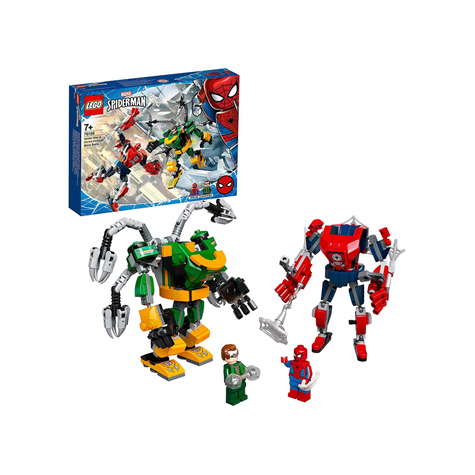 Lego marvel - duel de mécas entre spider-man & doctor octopus (76198)