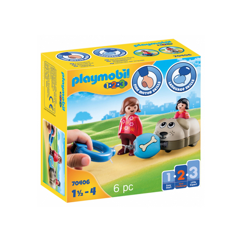 Playmobil 1.2.3 - Mein Schiebehund (70406)