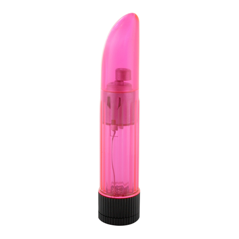Mini Vibratoren : Crystal Clear Pink Ladyfinger Vib.