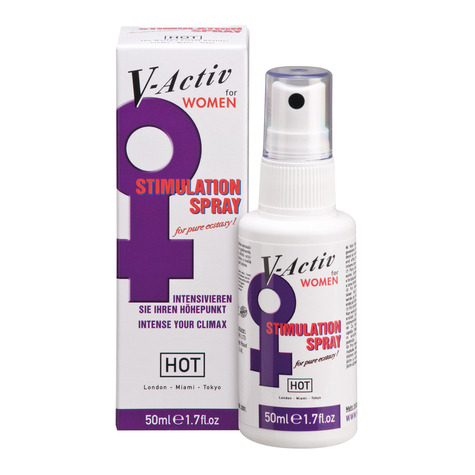 Cremes Gele Lotionen Spray Stimulant : Hot V-Active Stimu Spray Women 50 M