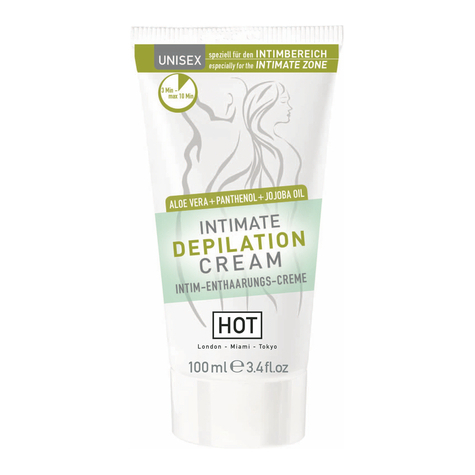 Cremes Gele Lotionen Spray : Hot Intimate Depilation Cream 100ml