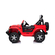 Kinderfahrzeug Elektro Auto "Jeep Wrangler Rubicon" Lizenziert 12v10ah Akku,4 Motoren+ 2,4ghz+Ledersitz+Eva -Rot