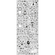 Vlies Fototapete - Scribble Park Panel - Größe 100 X 250 Cm