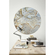 Self-Adhesive Non-Woven Wallpaper / Wall Tattoo - Marble Sphere - Size 125 X 125 Cm